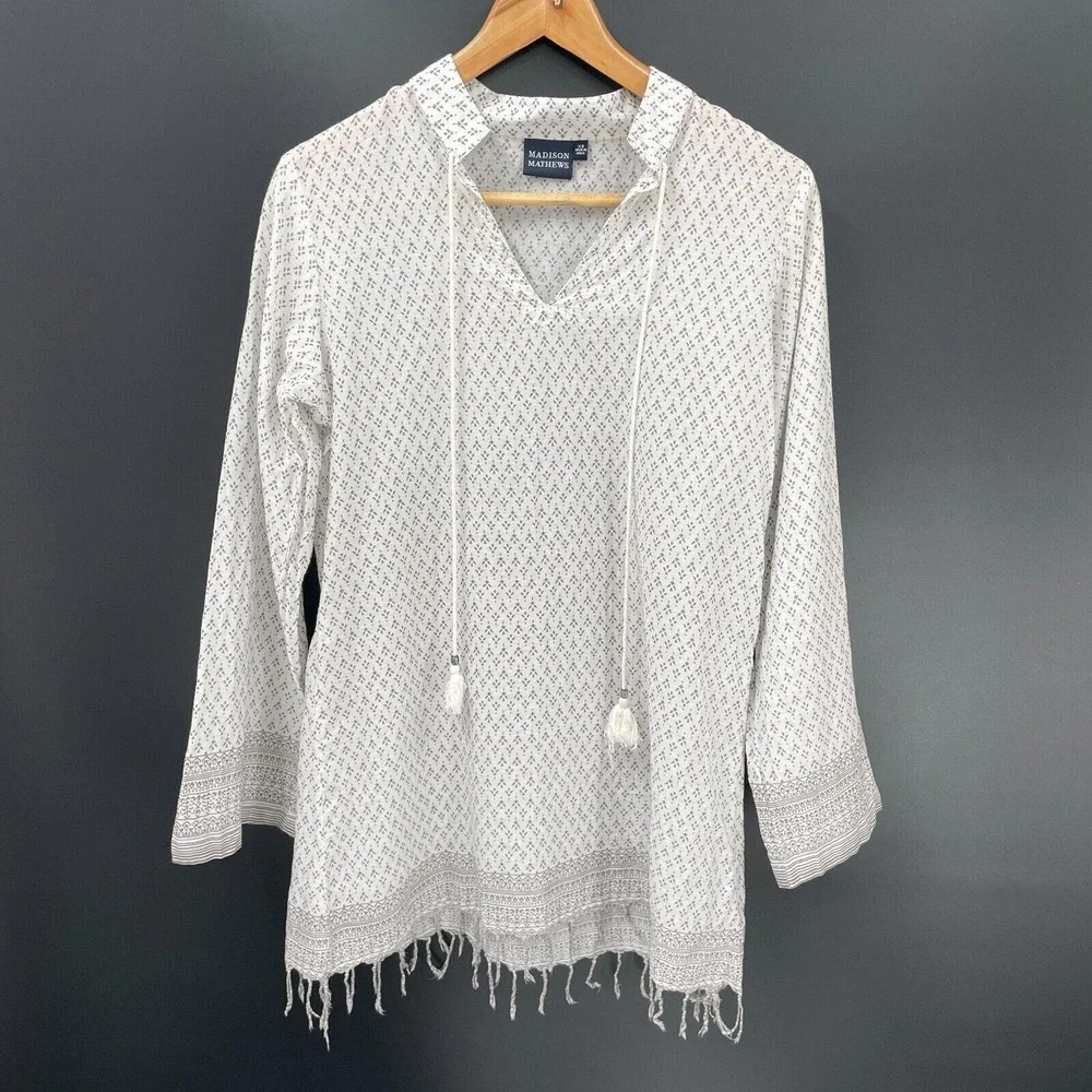Madison Mathews lightweight white